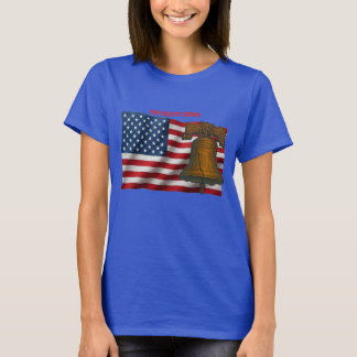 Camiseta American Flag & Liberty Bell Independence Day URM