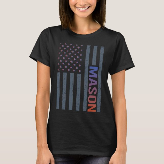 Camiseta American Flag - Mason (Frente)