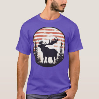 Camiseta American Flag Moose 3