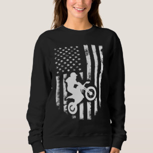Camiseta American Flag Motorcross Braap Dirt Bike Off Road