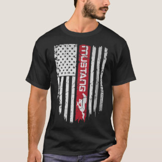 Camiseta American Flag Mustang