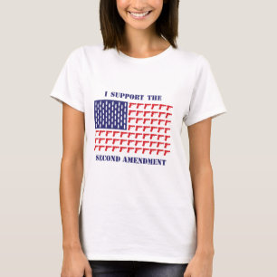 Camiseta American-Flag-of-Guns-Pistol—segundo-Alteração