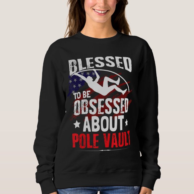 Camiseta American Flag Pole Vaulting (Frente)