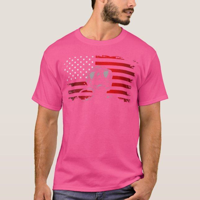 Camiseta American Flag Scuba Diving (Frente)