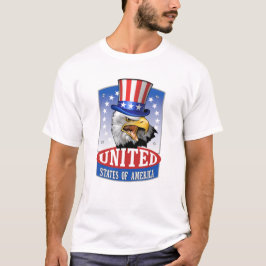 Camiseta American Flag Shirt,Patriotic T-Shirts, 4 de julho
