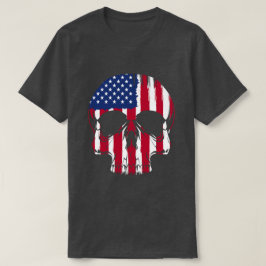Camiseta American Flag Skull