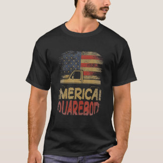 Camiseta American Flag Square Body American Squarebody Trut