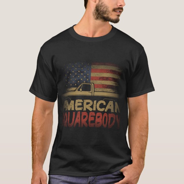 Camiseta American Flag Square Body - Corpo de Bandeiras Ame (Frente)