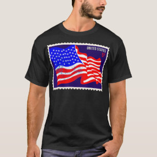 Camiseta American Flag Stamp for Stamp Collector