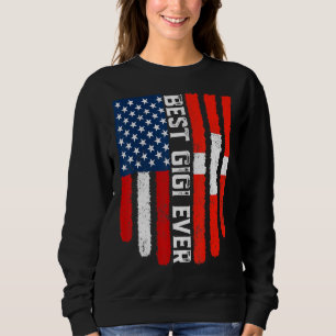 Camiseta American Flag Suiça Best Gigi Ever Fami
