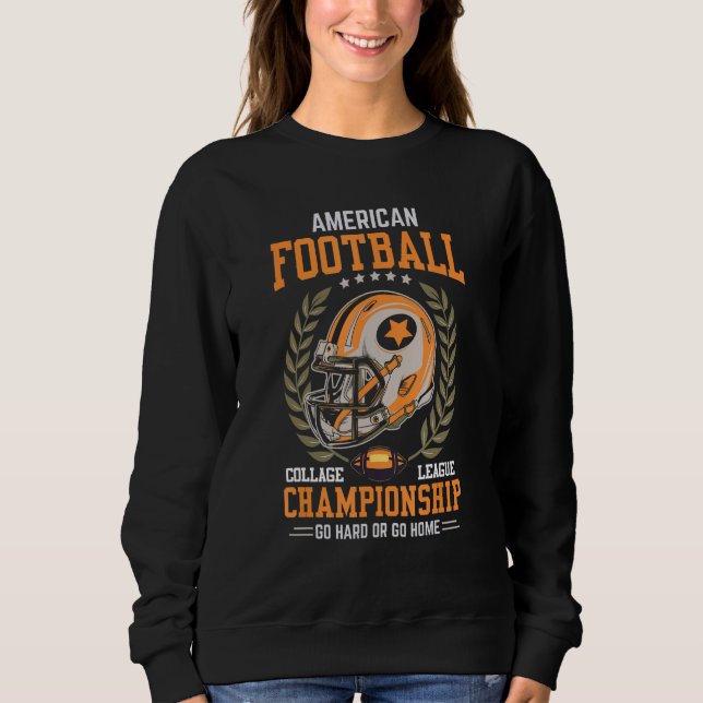Camiseta American Football College League Championship Go H (Frente)