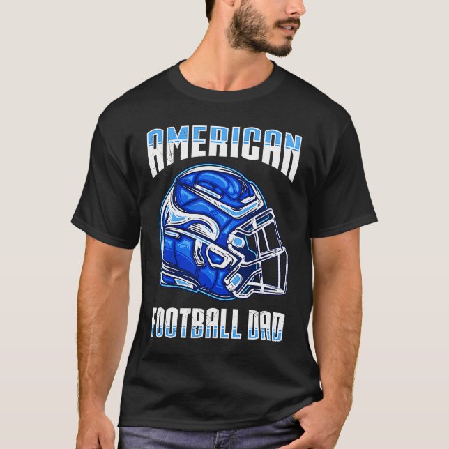 Camiseta American Football Dad Quaterback Kicker For Men Wo (Frente)