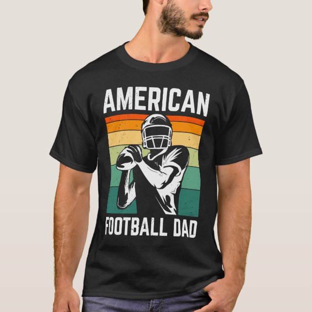 Camiseta American Football Dad Quaterback Kicker For Men Wo (Frente)