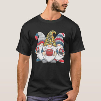 Camiseta American Football Leopard Gnomes Crew Kids Women