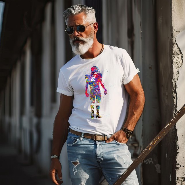 Camiseta American Football Player (Criador carregado)