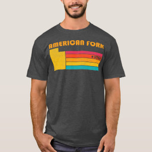 Camiseta American Fork Utah Vintage desapontou Souvenir