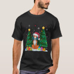 Camiseta American Foxhound Dog Lover Santa Hat Ugly Christm<br><div class="desc">Cachorro Americano Lover Santa Hat Um Suor De Natal Feio</div>