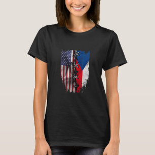 Camiseta American Groove Czech Roots USA República Checa Fl