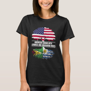 Camiseta American Grown com Patrimônio da Bandeira no Urugu