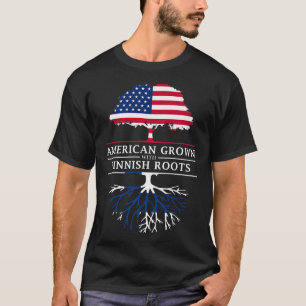 Camiseta American Grown com Raízes Finlandesas Premium na F