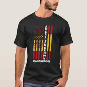 Camiseta American Grown Espanhol Roots Espanha Espanhol