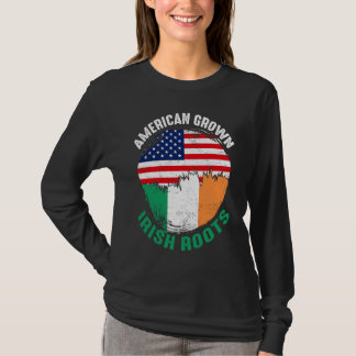 Camiseta American Grown Irish Roots Vintage Flags for Men W