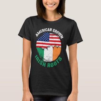 Camiseta American Grown Irish Roots Vintage Flags for Men W