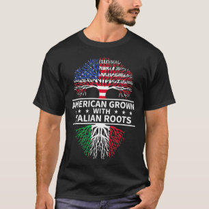 Camiseta American Grown Italiana Roots Itália