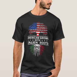 Camiseta American Grown Italien Roots Itália