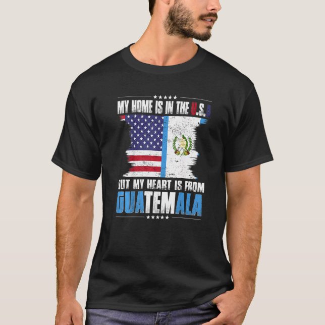 Camiseta American Grown Patriot Guatemalan American from Gu (Frente)