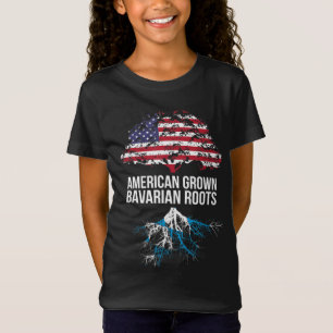Camiseta American Grown with Bavarian Roots - Baviera