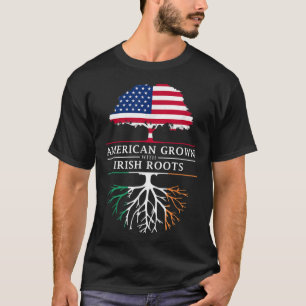 Camiseta American Grown with Irish Roots - Irlanda