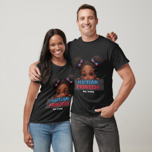 Camiseta American Haitian Flag Day Haitian Princess