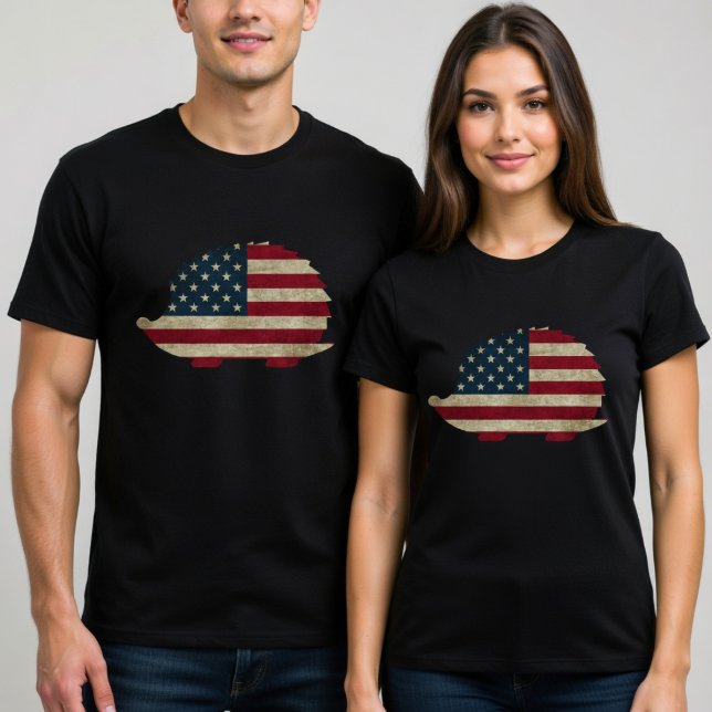Camiseta American Hedgehog (Criador carregado)
