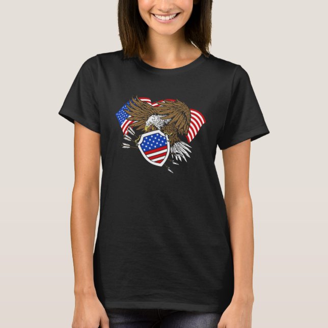 Camiseta American Independence Eagle US Citizens (Frente)