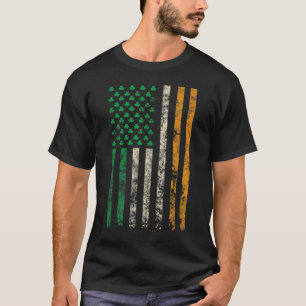 Camiseta American Ireland Flag Shamrock Irish Flagers Men W