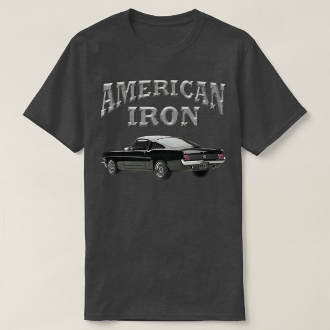 Camiseta American Iron Mustang (Frente do Design)