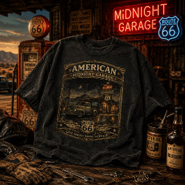 Camiseta American Midnight Garage Route 66
