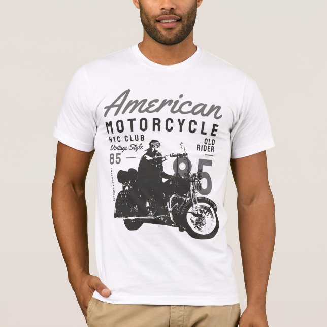 Camiseta American Motorcycle Club (Frente)