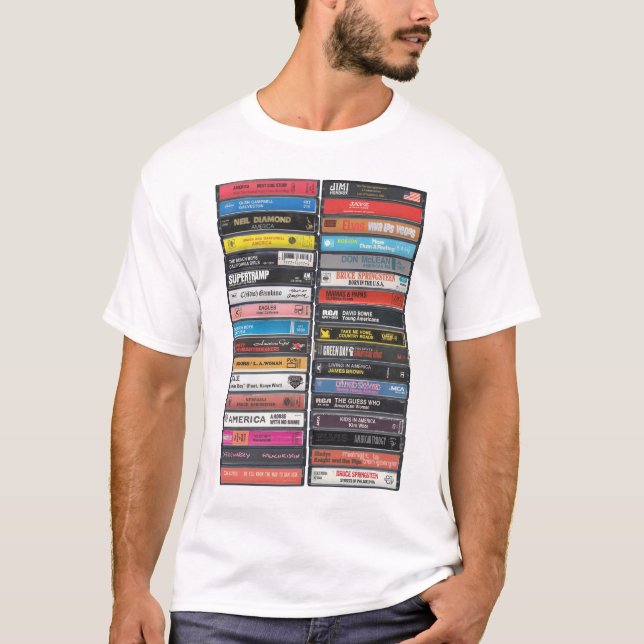 Camiseta American Music - Anthems dos EUA (Frente)