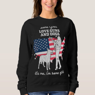 Camiseta American Patriotic Girl Algumas Meninas Adoram Arm