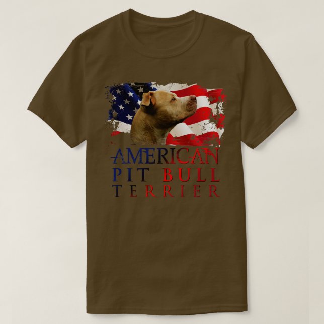 Camiseta American Pit Bull Terrier 8 (Frente do Design)