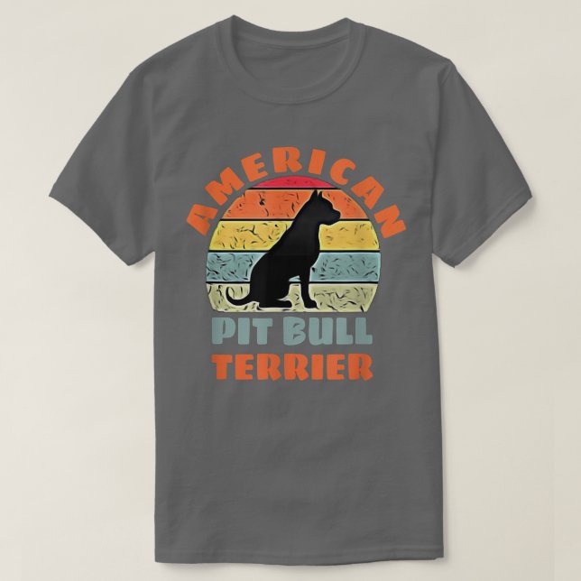 Camiseta American Pit Bull Terrier Dog Lovers  (Frente do Design)