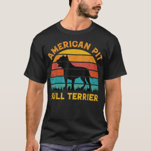 Camiseta American Pit Bull Terrier Dog Sopra Sunset Para Da