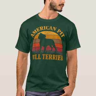 Camiseta American Pit Bull Terrier Dog Sopra Sunset Para Da