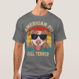 Camiseta American Pit Bull Terrier Dog Sopra Sunset Para Da