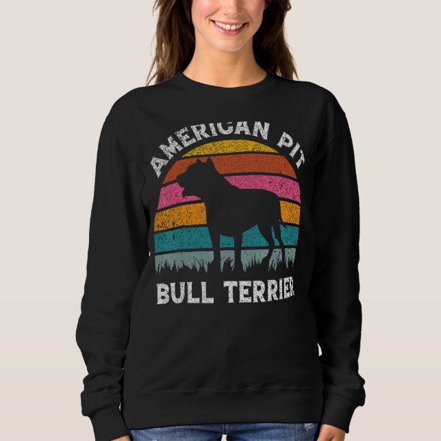 Camiseta American Pit Bull Terrier Dog Sunset (Frente)