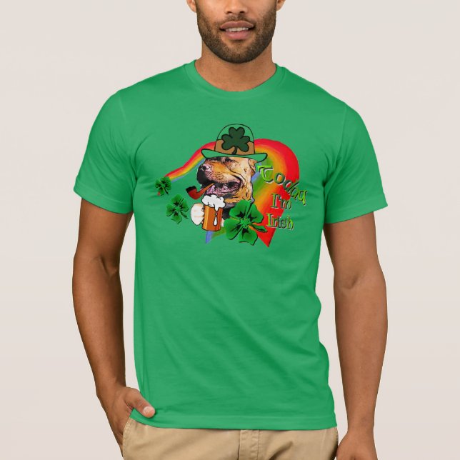 Camiseta American Pit Bull Terrier St Patricks (Frente)