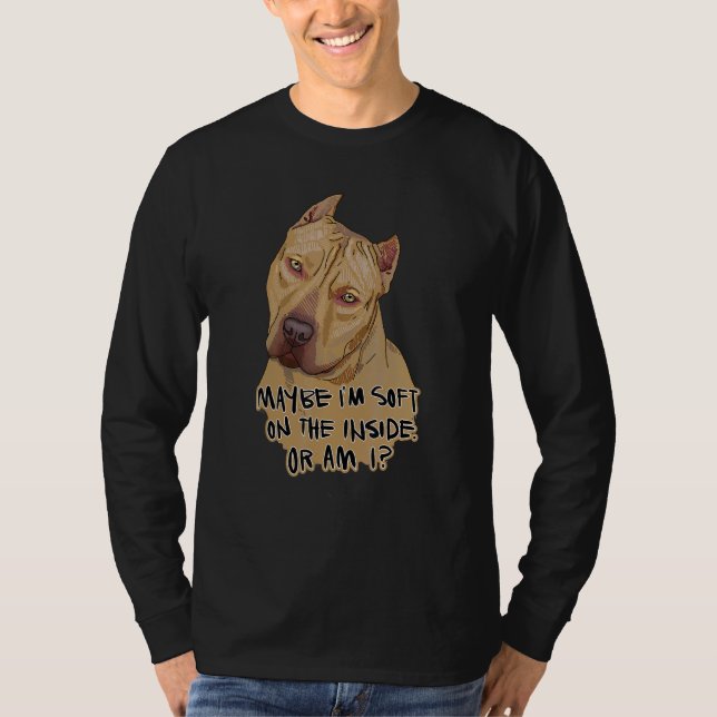 Camiseta American Pit Bull Terrier Talvez Eu Esteja Maciço  (Frente)