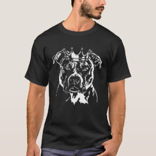 Camiseta American Pitbull Terrier com mãe cachorro coroa